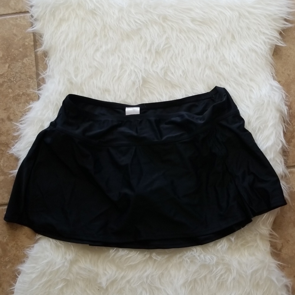 Pure Energy Black Swim Skirt 16/18W